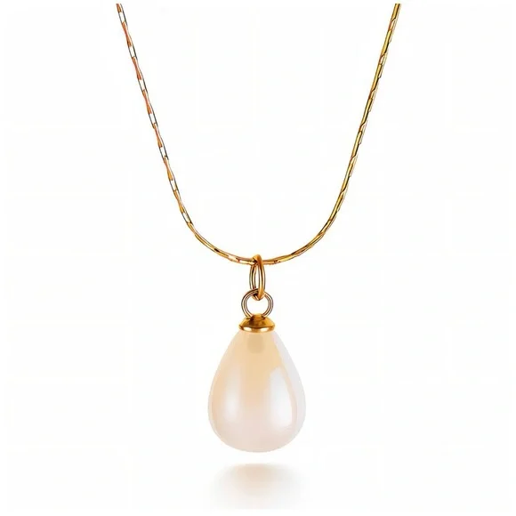B3. Drop Pearl Necklace - Picture 1 of 2